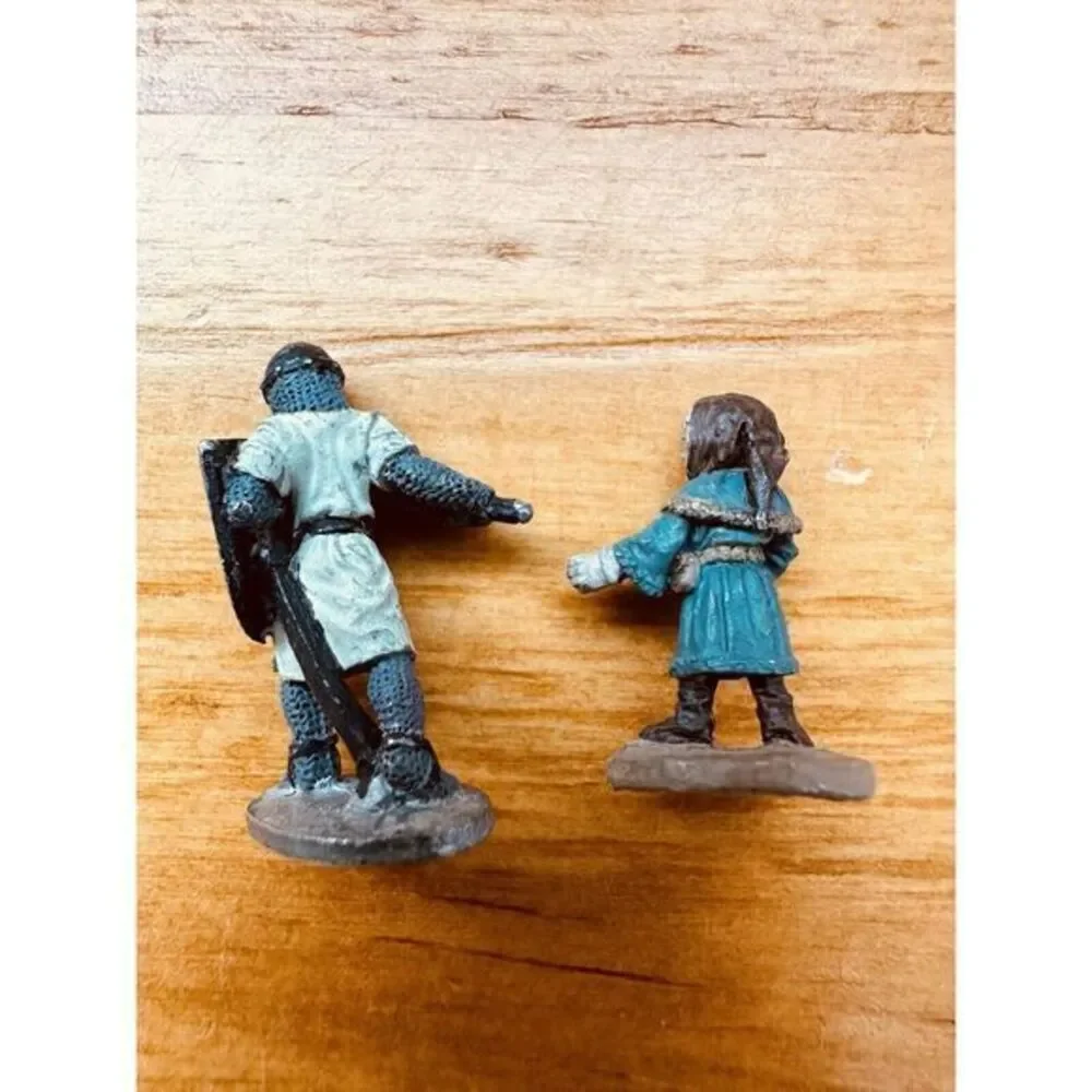 Ral Partha Miniature Fantasy AD&D‎ Hand Painted 1979 Set Of 4